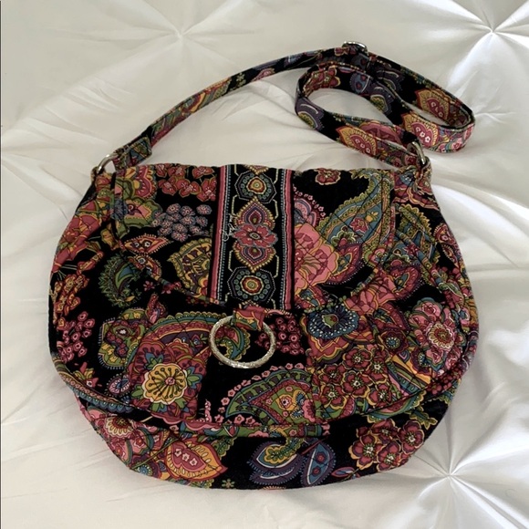 Vera Bradley Saddle Up Symphony in Hue Crossbody Bag Purse - Picture 2 of 16